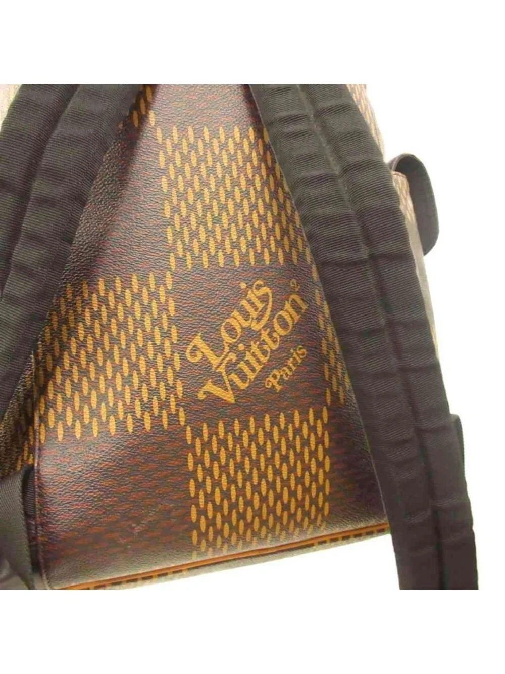 Louis Vuitton Damier Giant LV Squared Christopher MM Brown Backpack